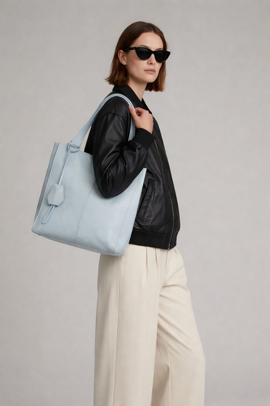 Borsa shopper FRANCESCA con tracolla removibile