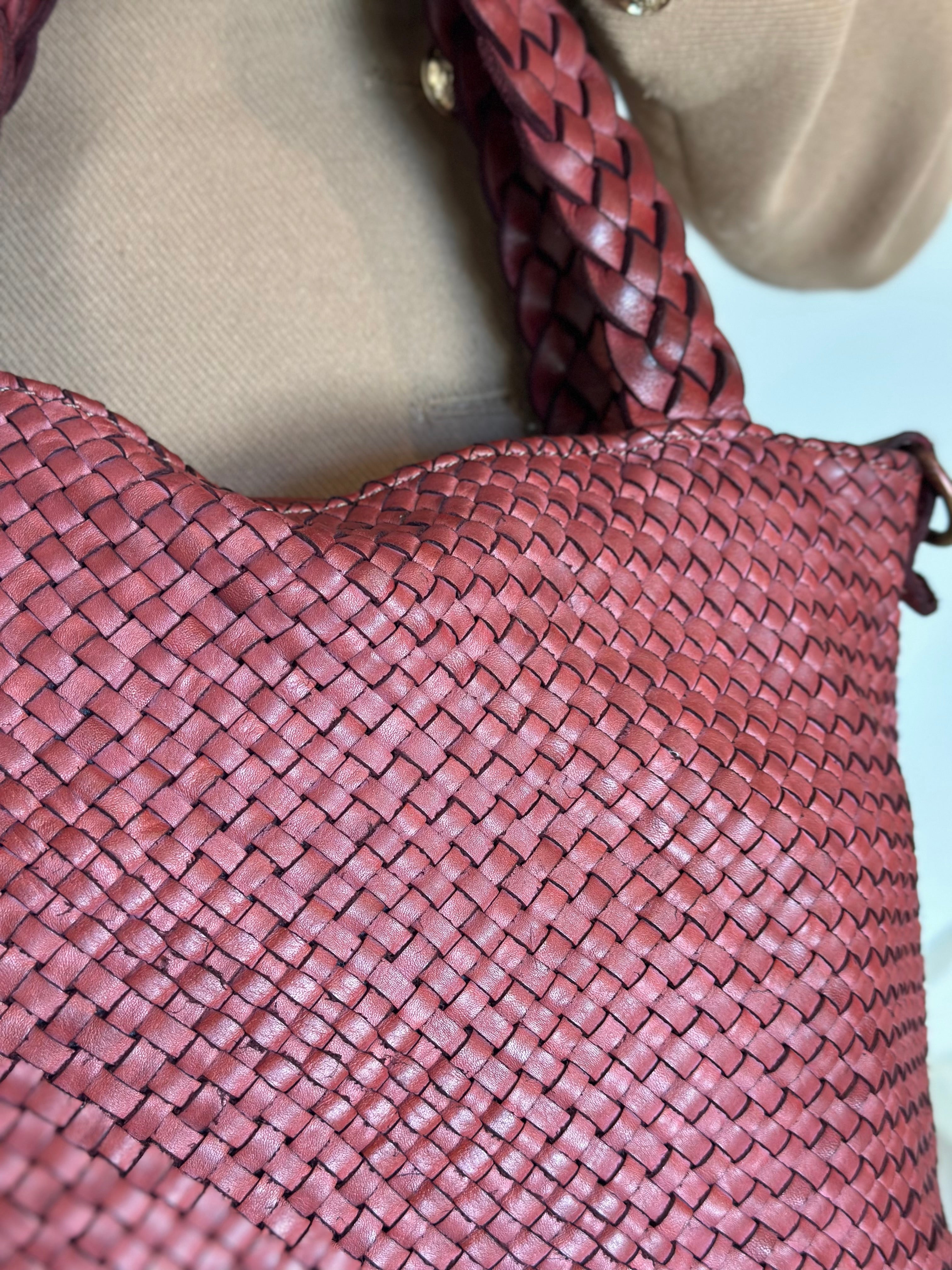 Borsa Susanna intrecciata e con tracolla removibile