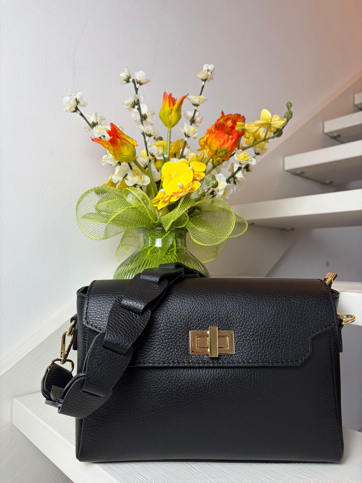 Borsa Rosy con tracolla regolabile