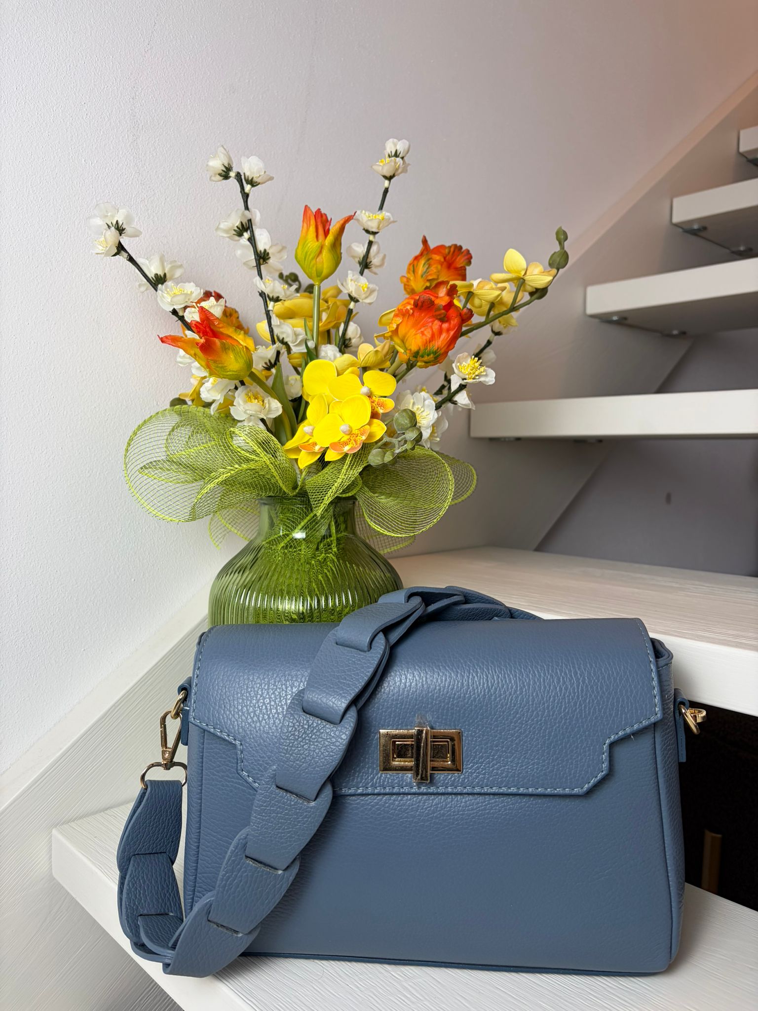 Borsa Rosy con tracolla regolabile