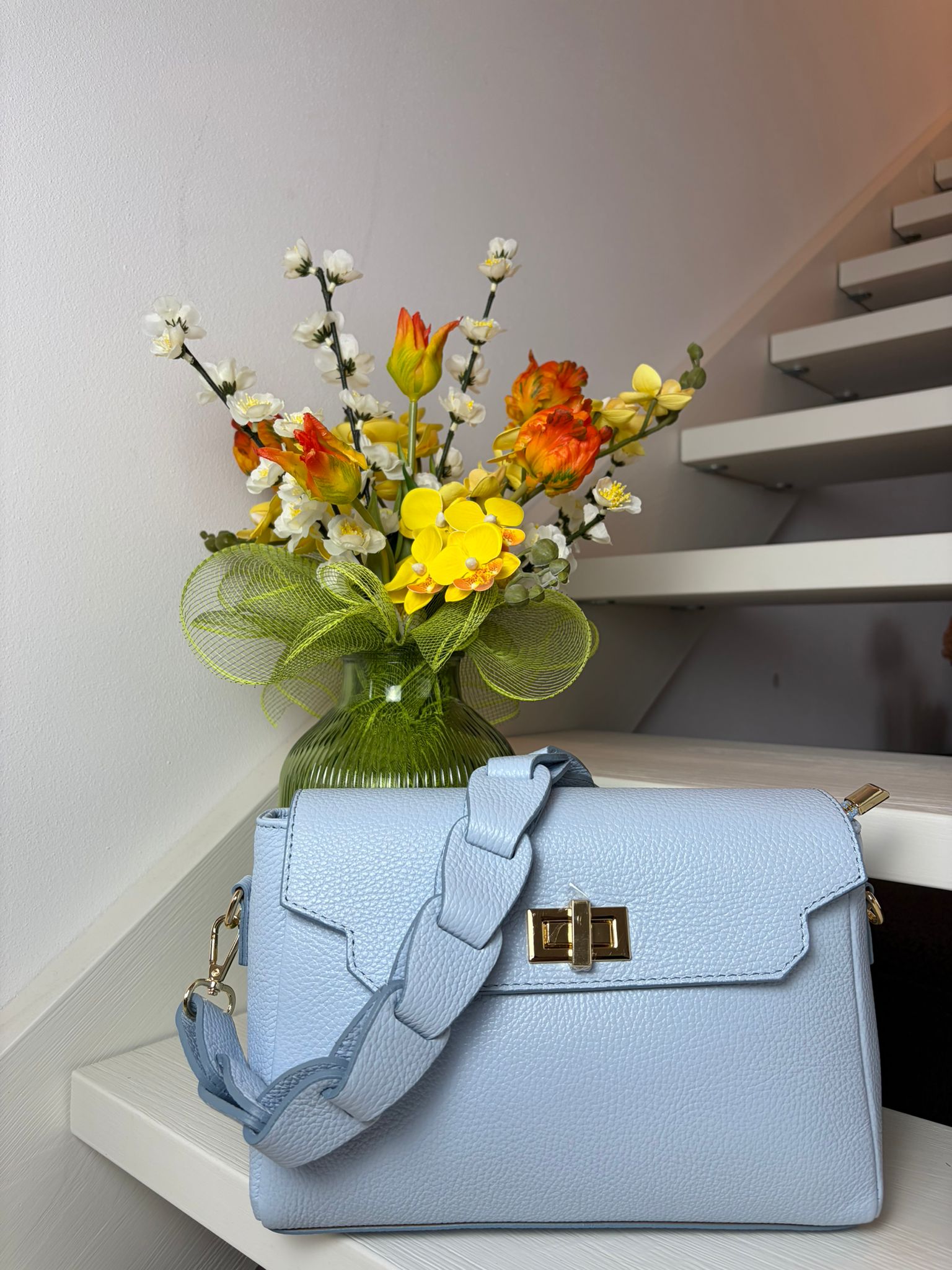 Borsa Rosy con tracolla regolabile