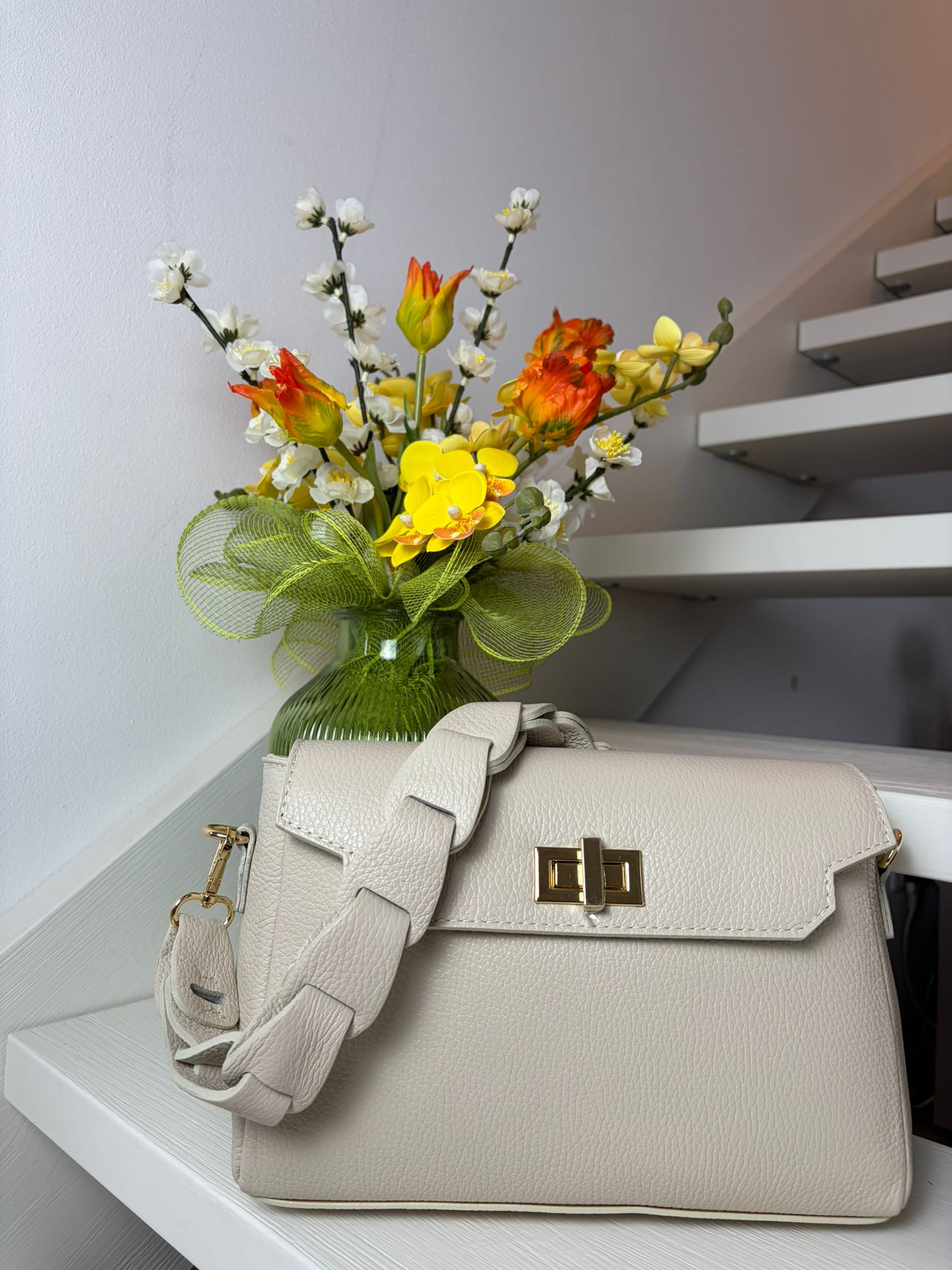 Borsa Rosy con tracolla regolabile