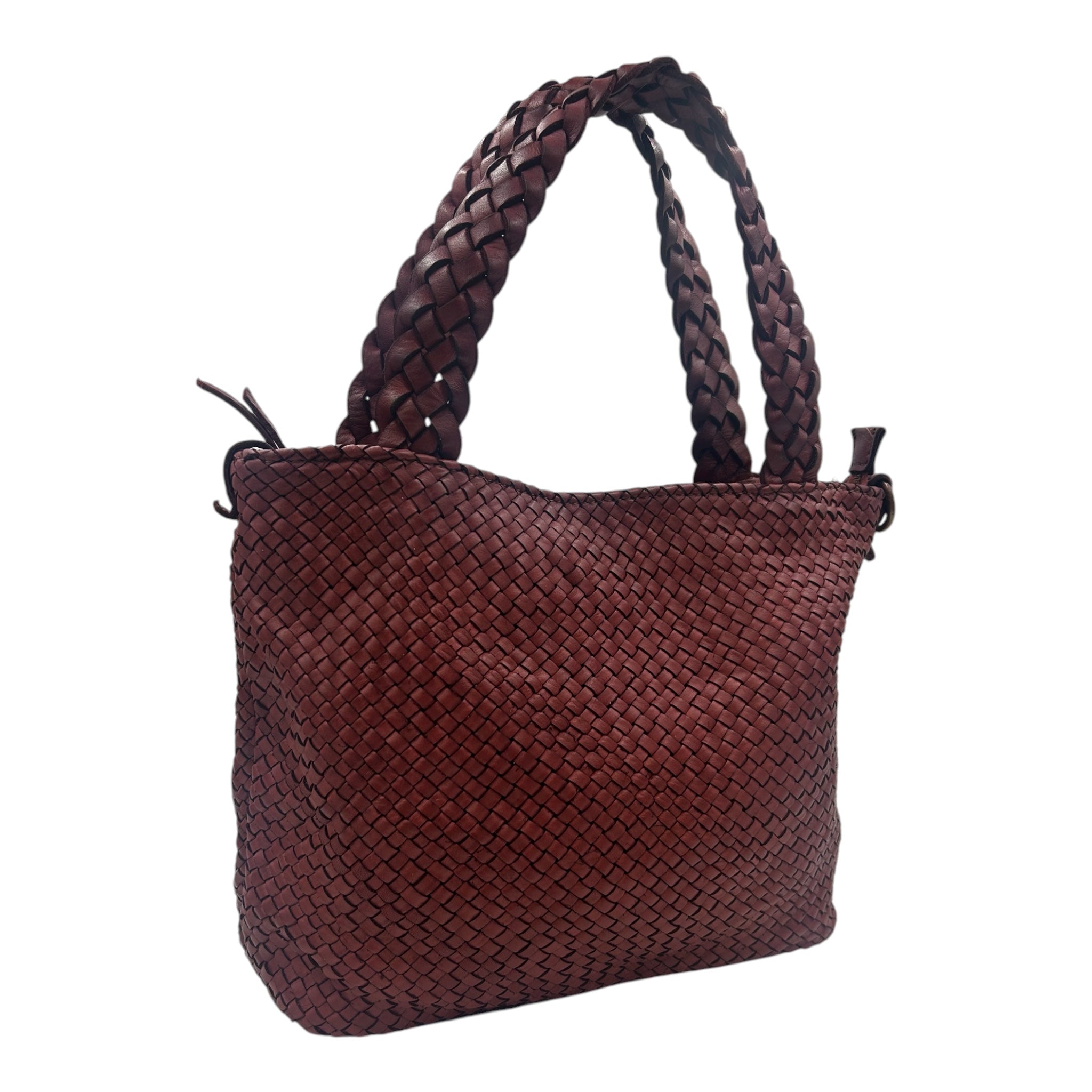 Borsa Susanna intrecciata e con tracolla removibile